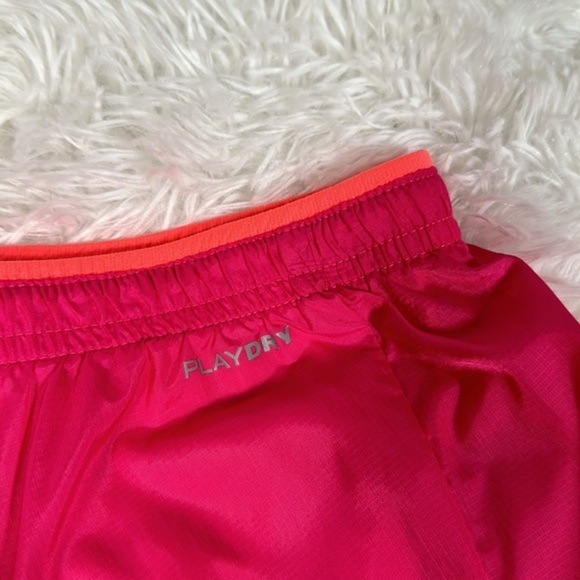 Reebok Pink & Neon Orange Athletic Shorts - Picture 9 of 9